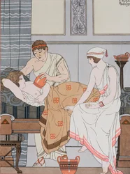 Cupping, illustration från "The Complete Works of Hippocrates", 1932