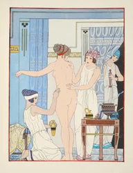 Medicinsk massage, illustration från 