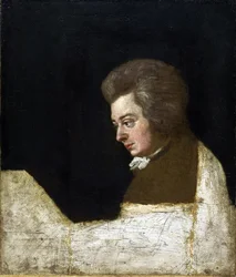 Wolfgang Amadeus Mozart (1756-1791) av Josef Lange (1751-1831)