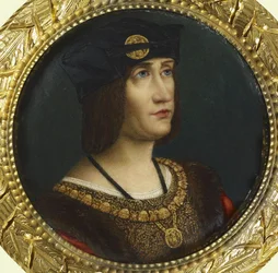 Porträtt av Ludvig XII, kung av Frankrike 1498-1515