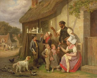 Den resande gipsfigurförsäljaren, 1883