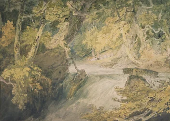 A River in Spate, ca 1796 (akvarell på papper)