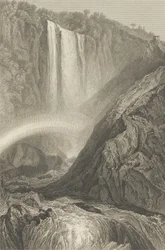 Cascade of Terni, ca 1820