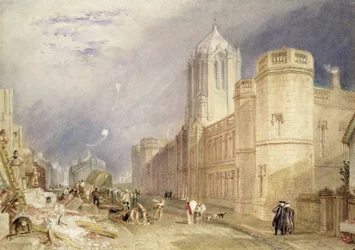 Christ Church, Oxford (wc på papper)