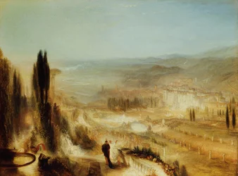 Cicero i sin villa, ca 1839