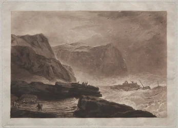 Liber Studiorum: Coast of Yorkshire, nära Whitby.