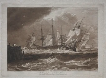 Liber Studiorum: Ships in a Breeze.