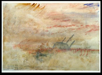 Lost to All Hope The Brig, ca 1845-50 (wc och grafit på vävt papper)