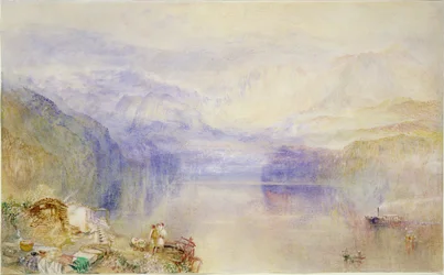 Luzern, solnedgång