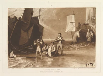 Marine Dabblers Liber Studiorum, del VI, skylt 29, juni 1811.