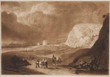 Martello Towers nära Bexhill, Sussex, 1811