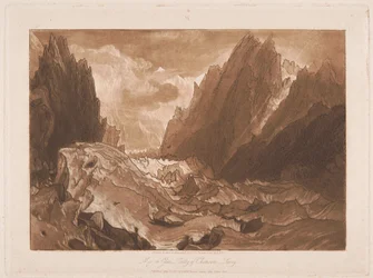 Mer de Glace, Chamonixdalen, Savojen