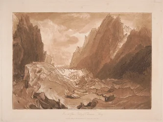 Mer de Glace, Chamonixdalen, Savojen