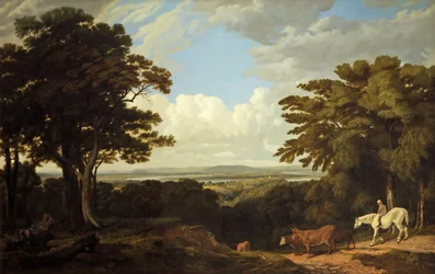 Newnham-on-Severn, Gloucestershire, från Dean Hill