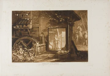 Pembury Mill, Kent, tallrik 12 från Liber Studiorum