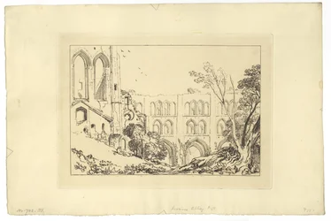 Rivaux Abbey (etsning)