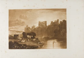 River Wye, tallrik 48 från Liber Studiorum