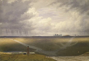 Stonehenge - En regnig dag