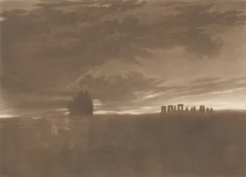 Stonehenge i gryningen