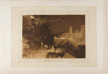 Egyptens tionde plåga, skylt 61 från Liber Studiorum