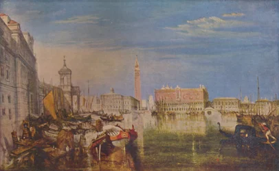 Venedig - Målning av Canaletto, cirka 1833, 1925