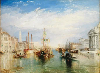 Venedig, från Madonna della Salutes veranda, ca 1835 (olja på duk)
