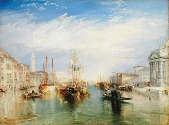Venedig, från verandan vid Madonna della Salute, cirka 1835