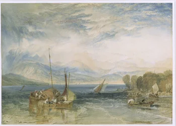 Windermere, 1821 (wc på papper) (efter restaurering)