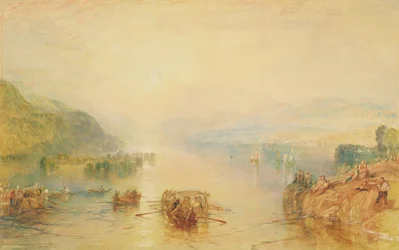 Windermere, Westmorland (akvarell på papper)