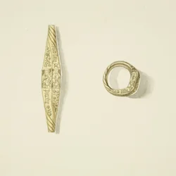 Guldring, ca 1825 (penna och akvarell på papper)