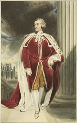 Porträtt i Mansion House, Queen Square, av Sir Michael Forster (akvarell på papper)