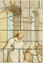 Målat glas i St Mark