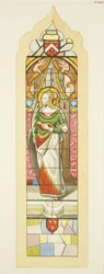 Målat glas i St Mark