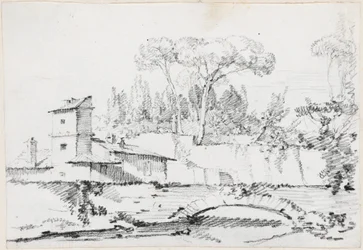 Utsikt över Prato i Villa Borghese