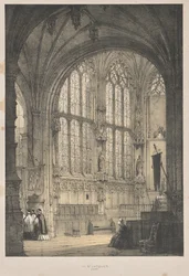 Medeltidens arkitektur: I St. Jacques, Dieppe, East End, Interiör