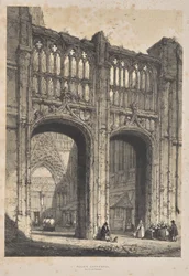 Medeltidens arkitektur: Rouens katedral, norra ingången