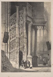 Medeltidens arkitektur: Trappa, St. Maclou, Rouen