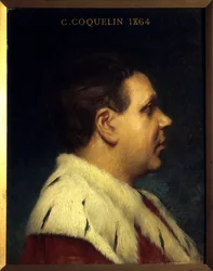 Porträtt av Constant Poppy (1841-1904). Målning av Joseph Paul Blanc (1846-1904)