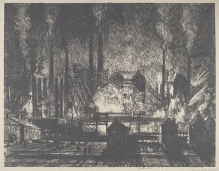 Skiftskifte, Charleroi, 1911.