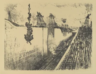 Dinner Time, Gatun Lock, 1912