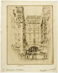 Ingång till Savoy Hotel