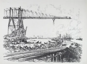 Franska kanalen och amerikanska tranor, 1912.