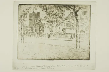 Hus där Whistler dog