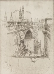 London Bridge Stairs, 1903.