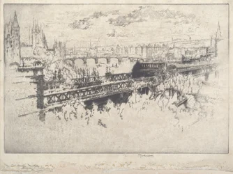 London över Charing Cross Bridge