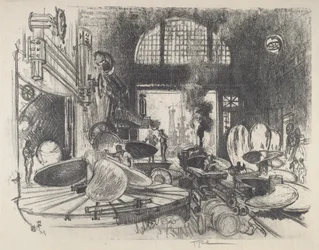 Tillverkning av propellerblad, 1917.