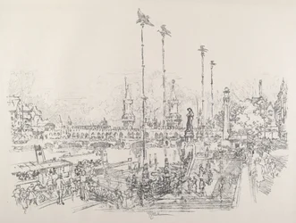 Oberbaumbron, Berlin, 1921.