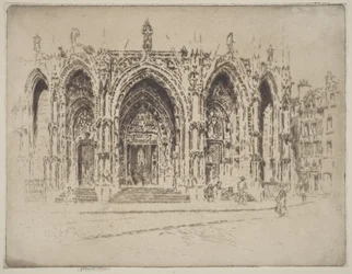 Förhall till Saint-Maclou, Rouen
