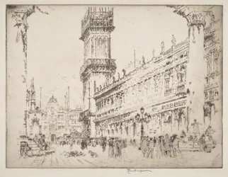 Återuppbyggnad av Campanile, Venedig, No.II