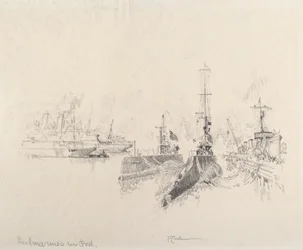 Ubåtar i hamn